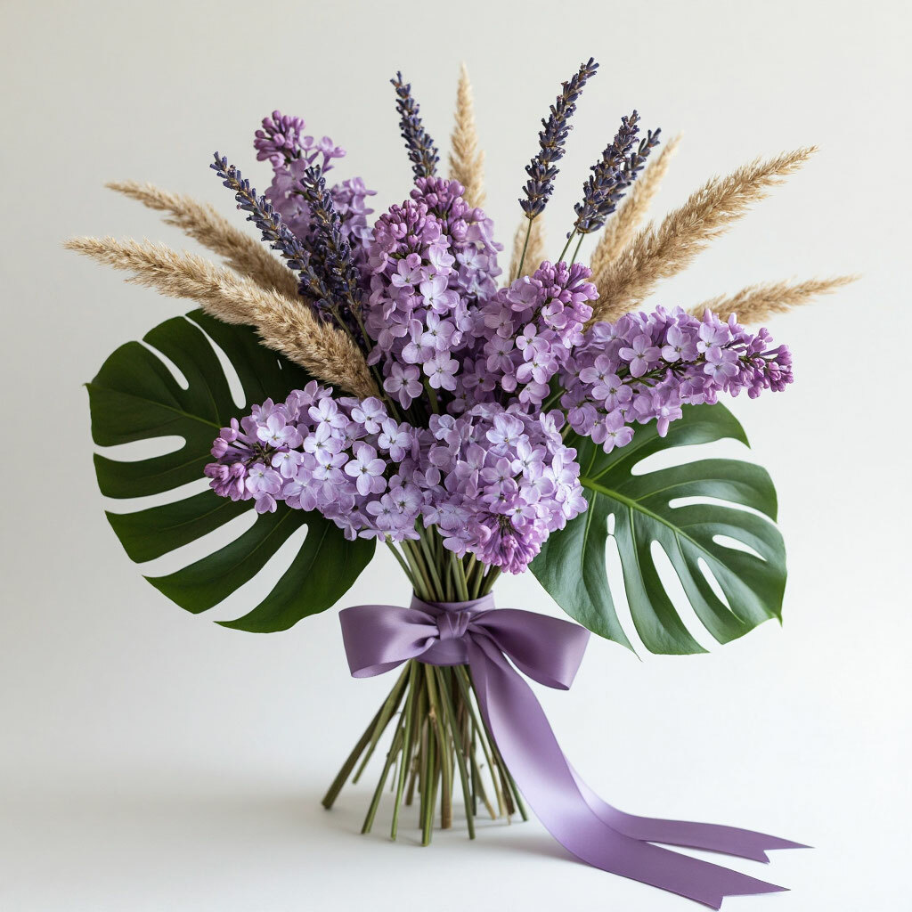 Букет Невесты Сиреневая Дымка
