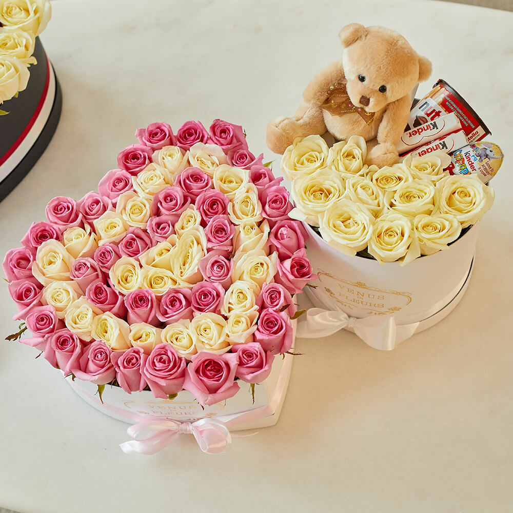 Букет Сердце в цветах<span style="font-style: italic;"></span>